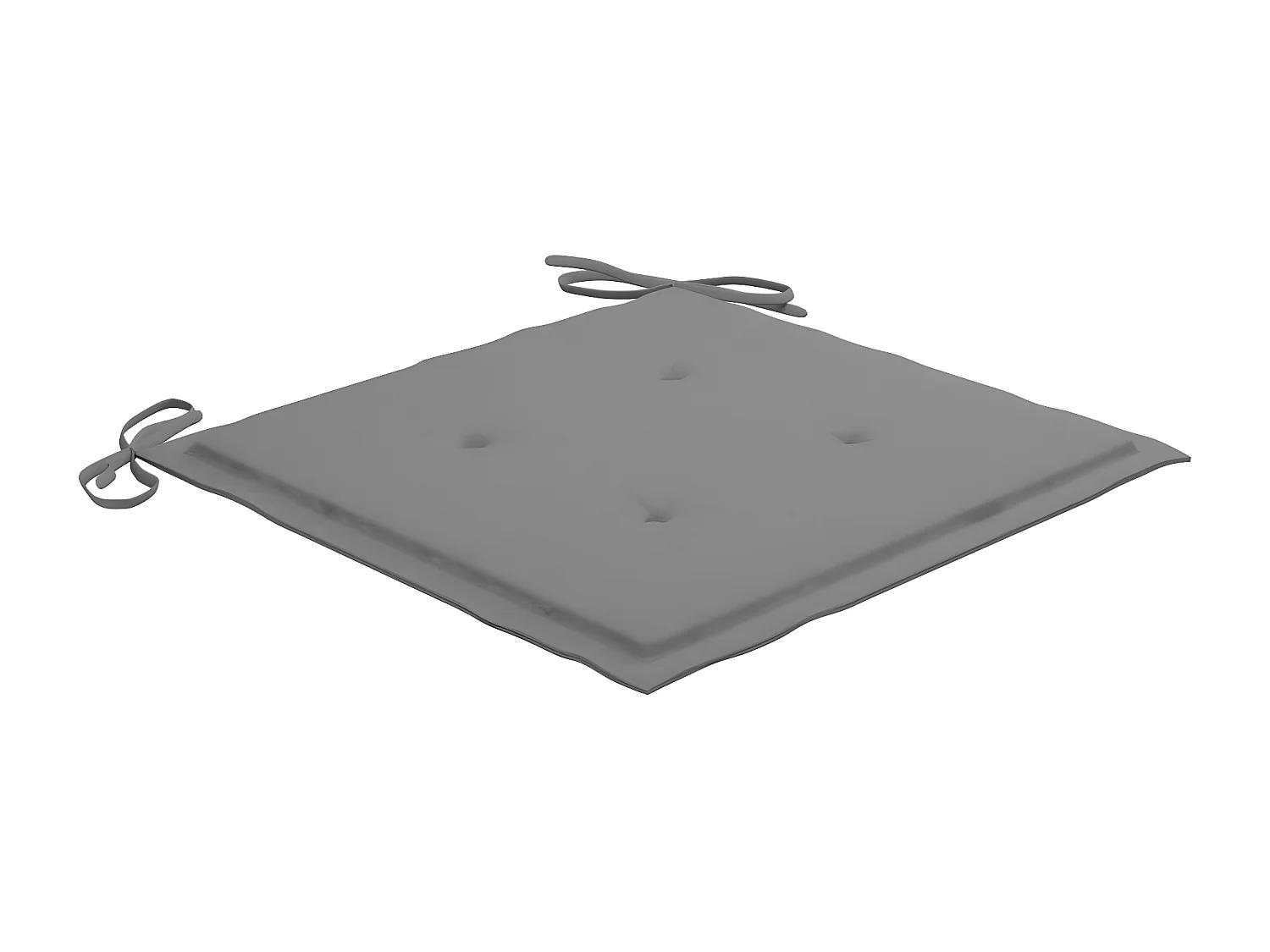 Sillas de comedor 8 unidades madera de teca con cojines grises