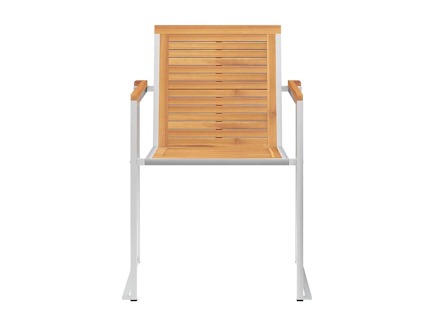 Chaises de jardin lot de 8 avec coussins Bois de teck massif