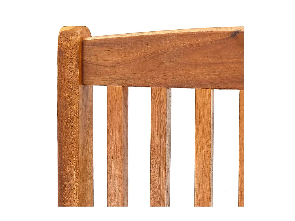 Sedie da Giardino Pieghevoli 2 pz in Legno Massello d'Acacia