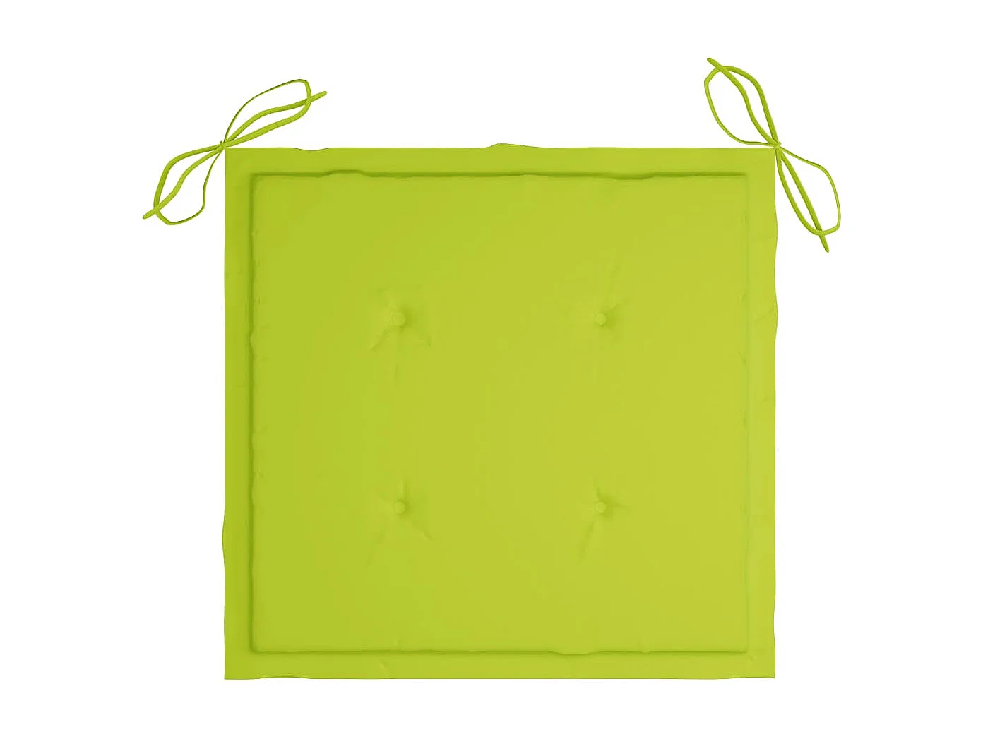 Chaises de jardin empilables avec coussins lot de 6 Teck solide