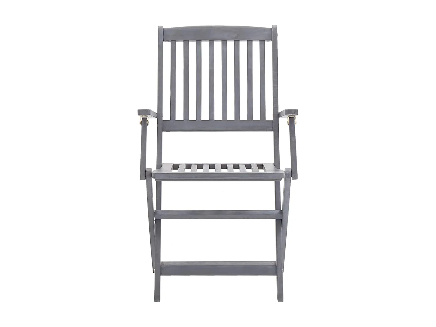 Chaises pliables d'extérieur lot de 2 et coussins Bois d'acacia