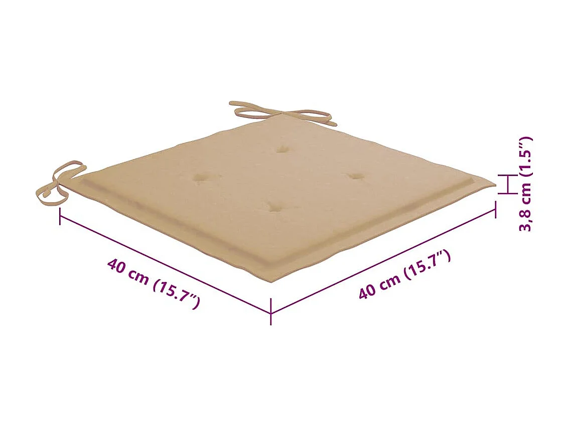 Cadeiras de exterior dobráveis 8pcs c/ almofadões acácia maciça