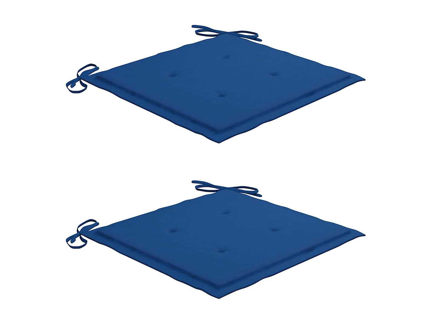 Cadeiras de jantar jardim c/ almofadões 2 pcs acácia maciça