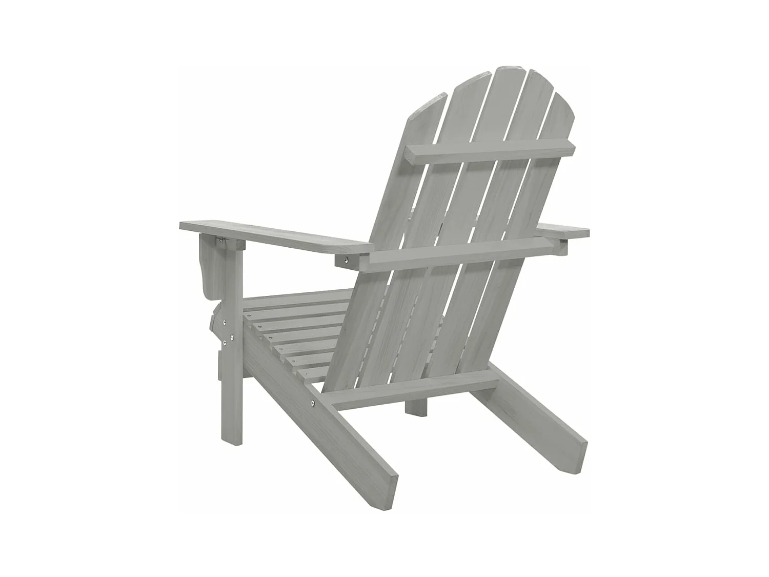 Tuinstoel hout grijs