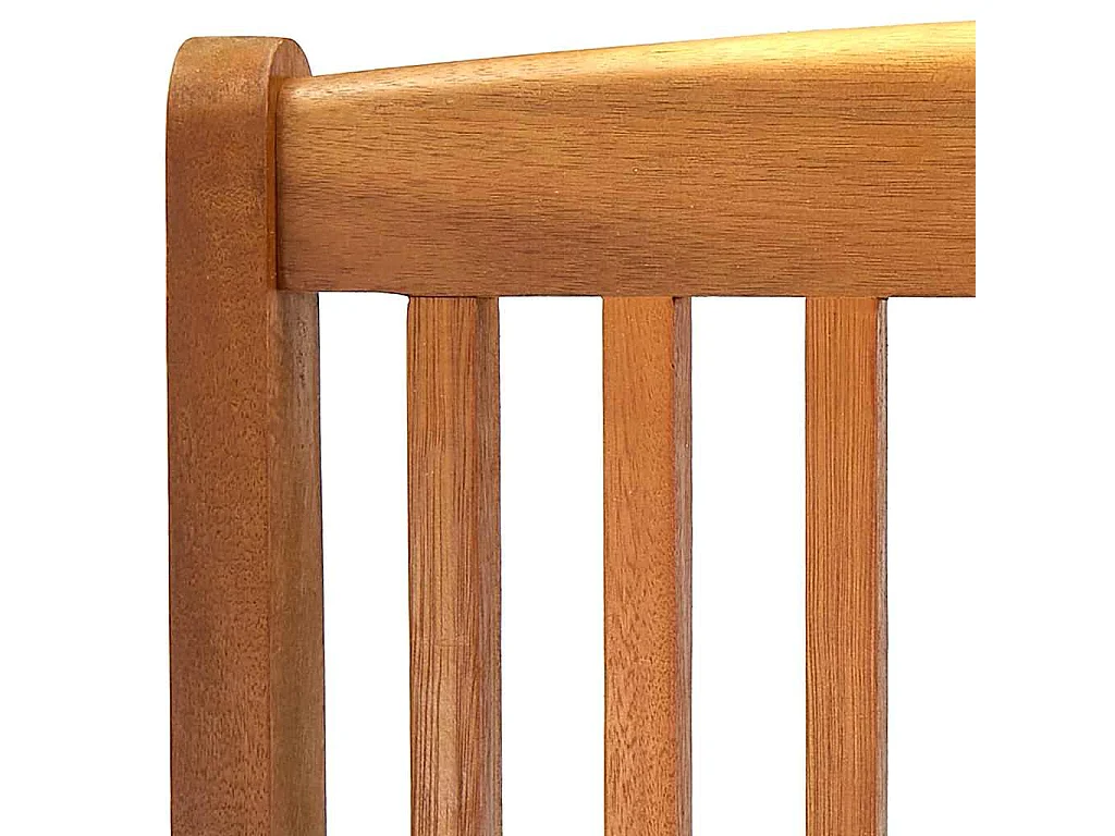 Chaises pliantes 4 pièces en bois d'acacia massif