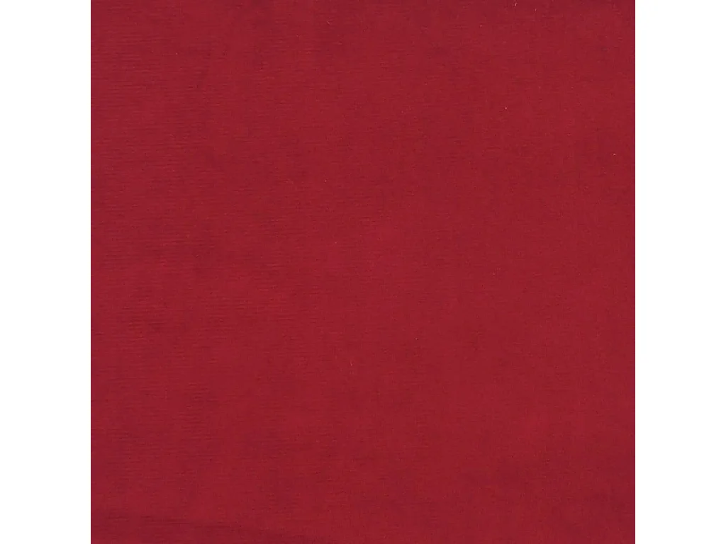 Repose-pied Rouge bordeaux 45x29,5x35 cm Velours