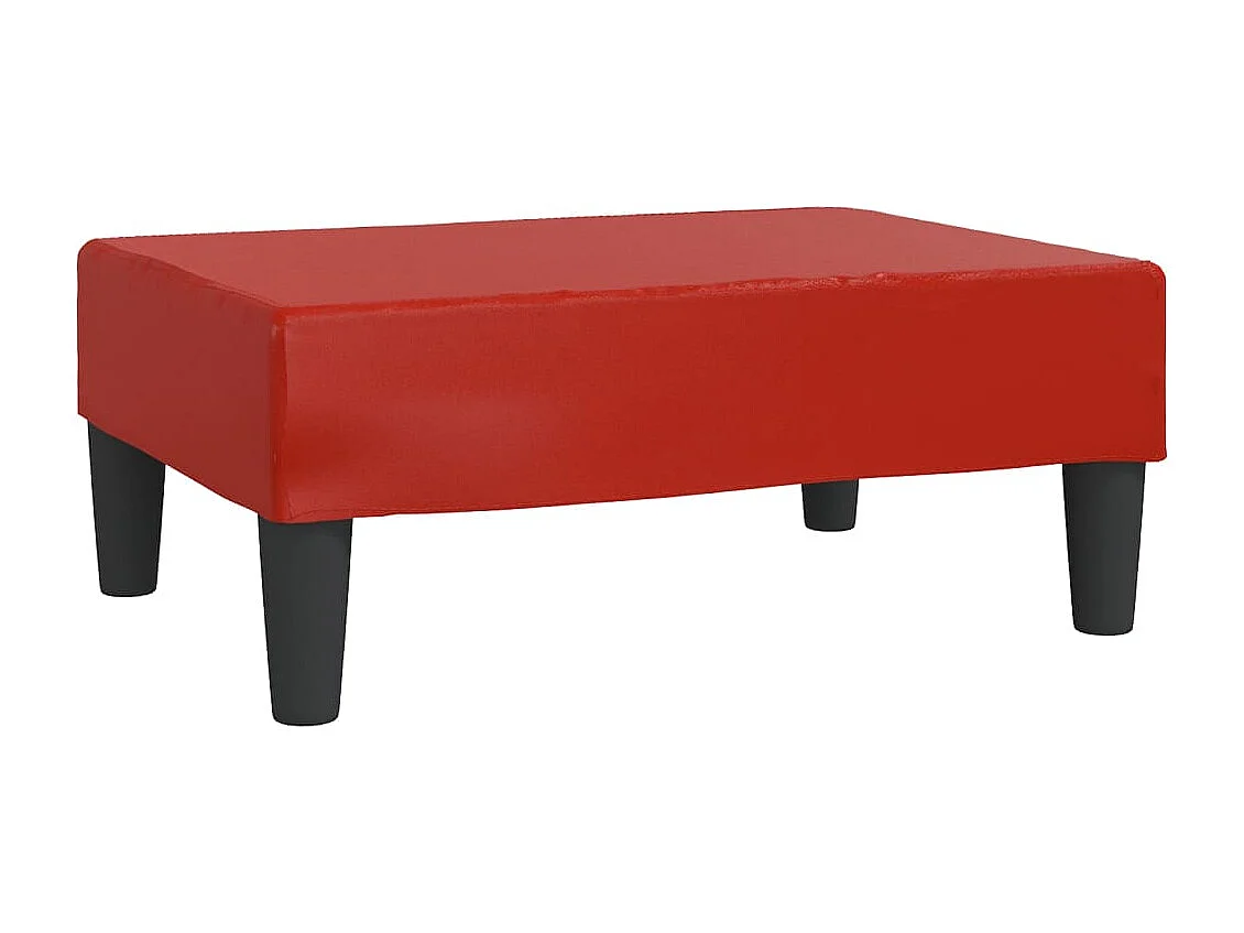 Fußhocker Weinrot 78x56x32 cm Kunstleder