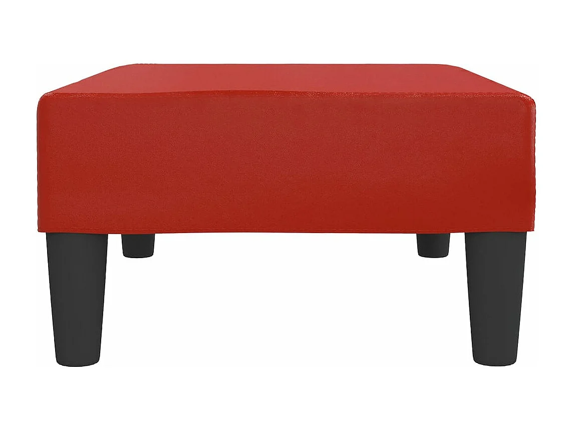 Fußhocker Weinrot 78x56x32 cm Kunstleder