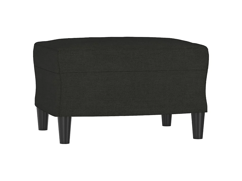 Voetenbank 60x50x41 cm stof zwart