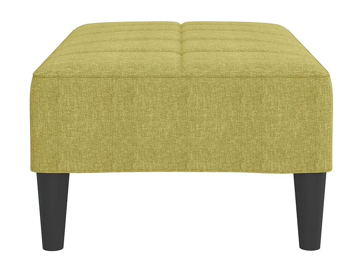 Poggiapiedi Verde 78x56x32 cm in Tessuto