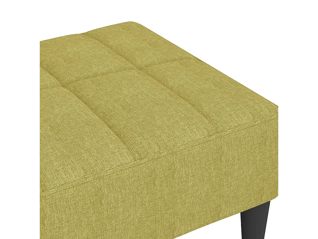 Repose-pied Vert 78x56x32 cm Tissu