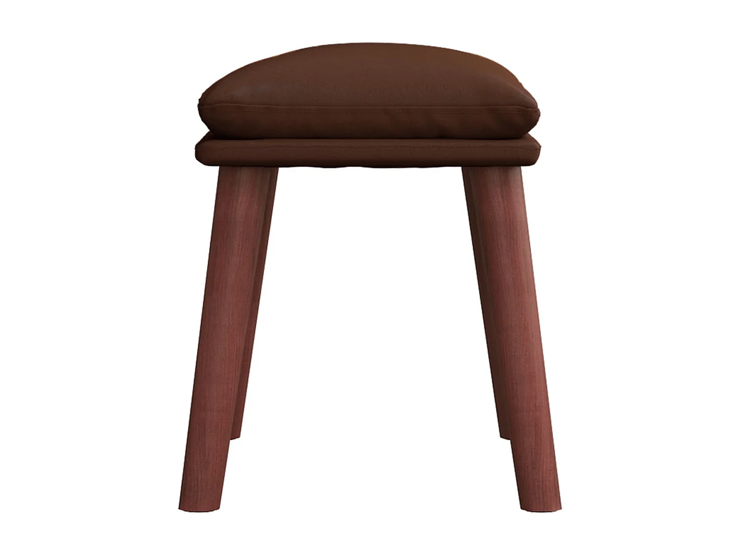 Repose-pied Marron 45x29,5x35 cm Similicuir