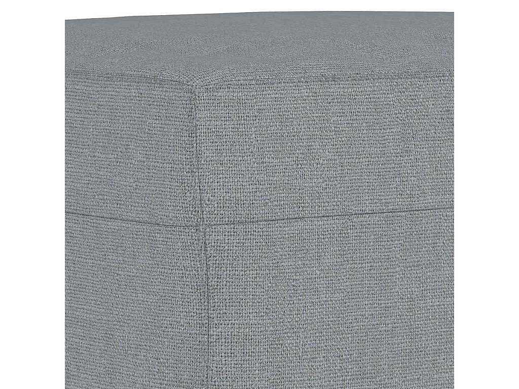 Repose-pied Gris clair 70x55x41 cm Tissu