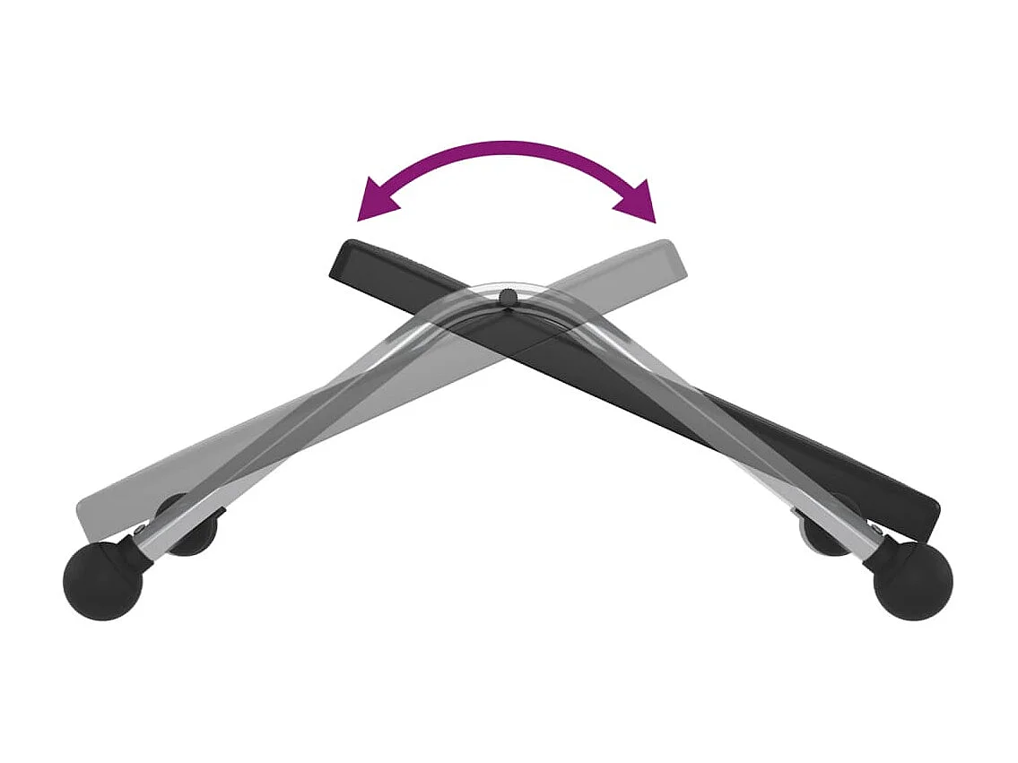 Repose-pied Noir 45x40x13,5 cm