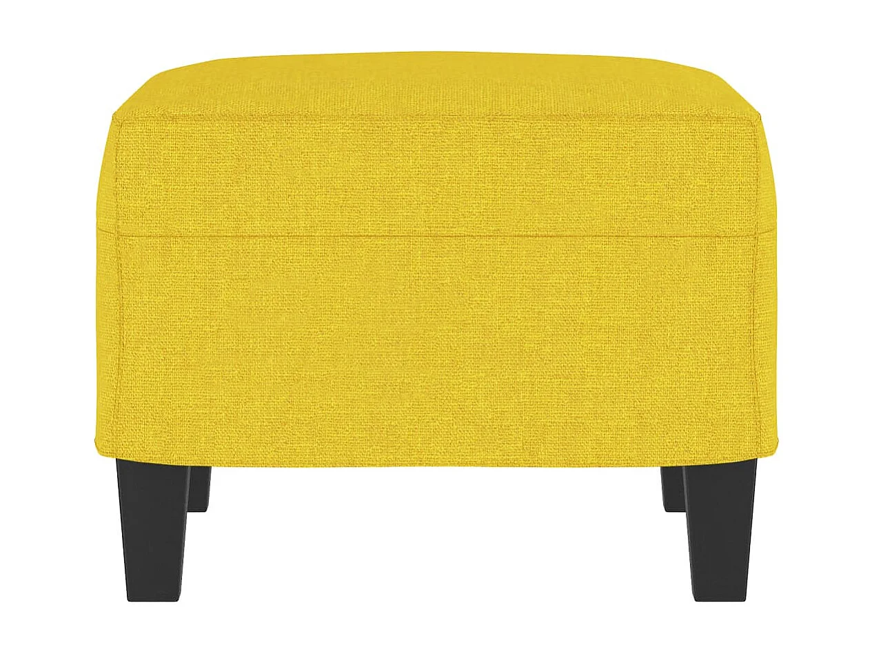 Fußhocker Hellgelb 60x50x41 cm Stoff