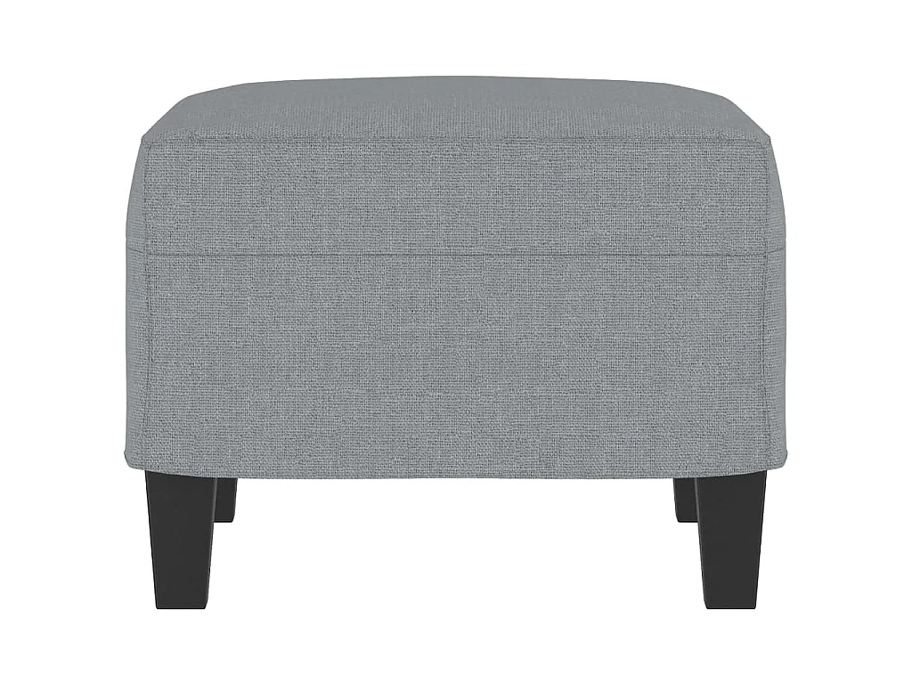 Poggiapiedi Grigio Chiaro 60x50x41 cm in Tessuto