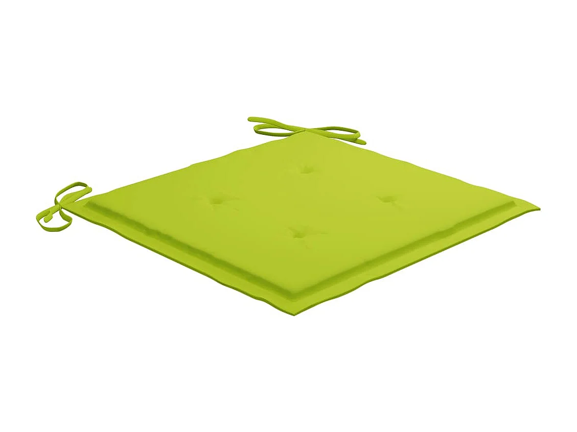 Cadeiras de jantar p/ jardim 3 pcs c/ almofadões acácia maciça