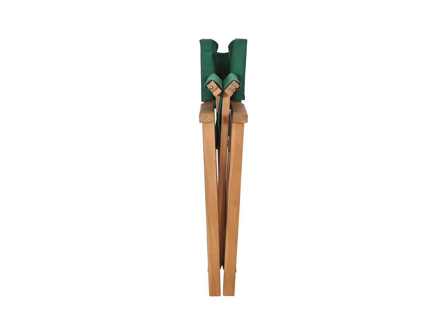 Regiestuhl Massivholz Teak Grün