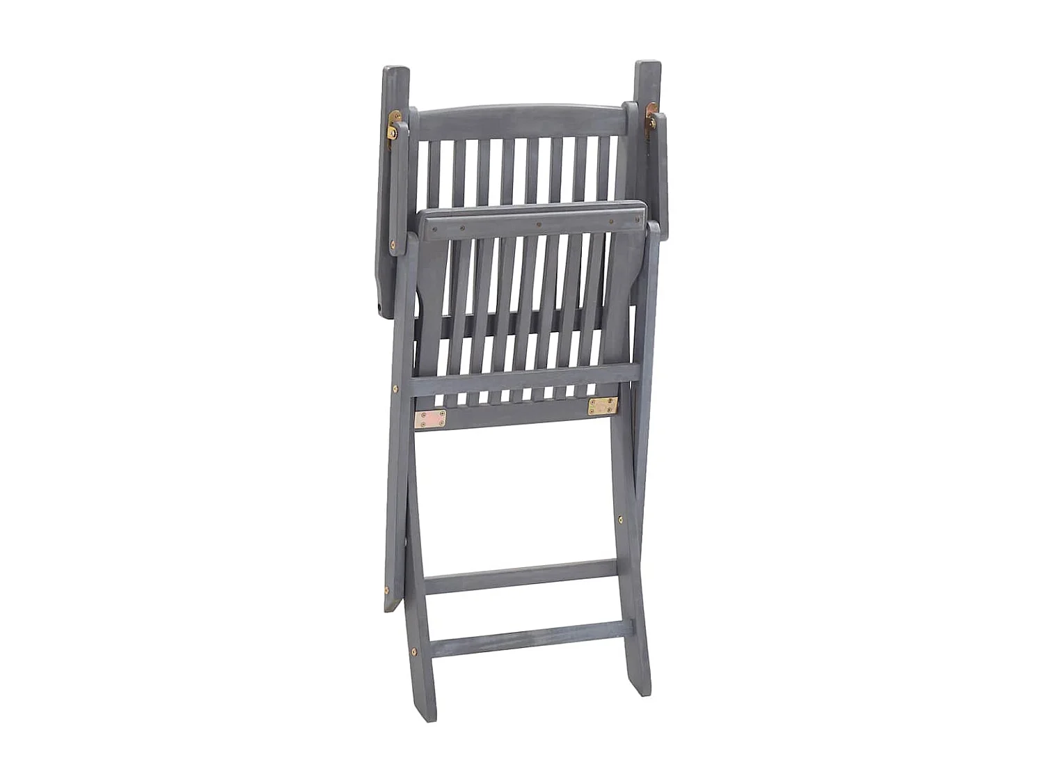 Chaises pliables d'extérieur lot de 6 et coussins Bois d'acacia