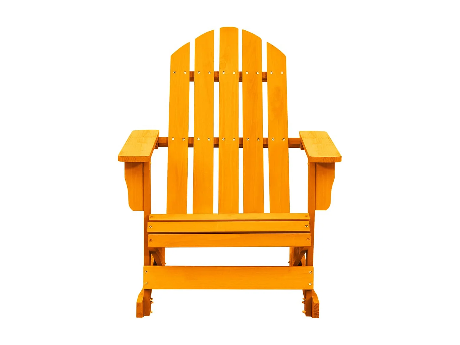 Adirondack-Schaukelstuhl Massivholz Tanne Orange