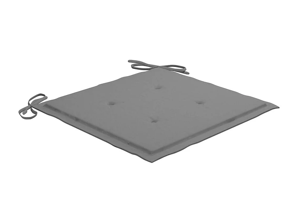 Cadeiras de jardim com almofadões 6 pcs acácia maciça