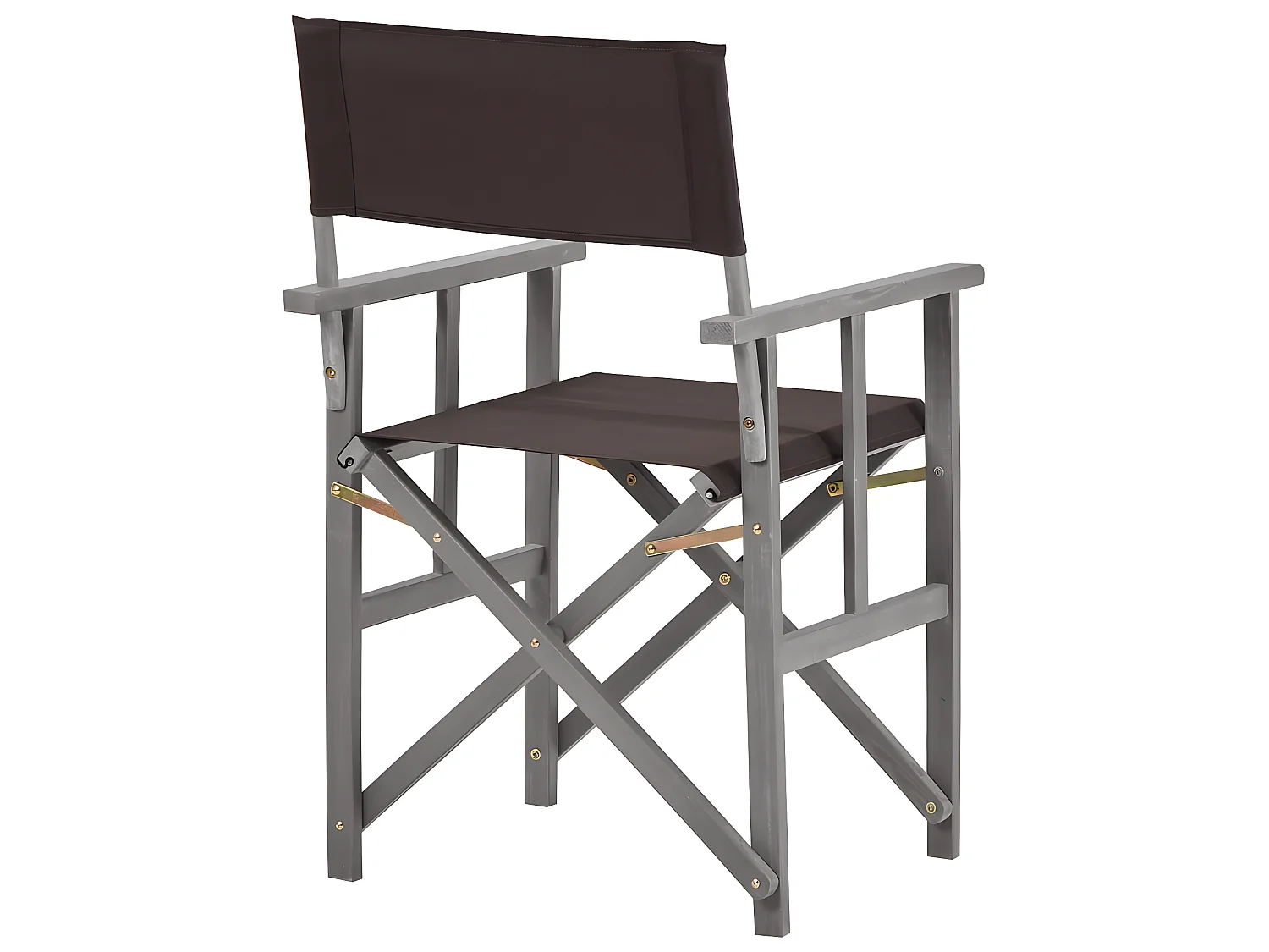 Chaises de metteur en scène 2 pcs Bois massif d'acacia
