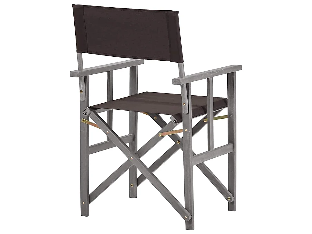 Chaises de metteur en scène lot de 2 Bois massif d'acacia