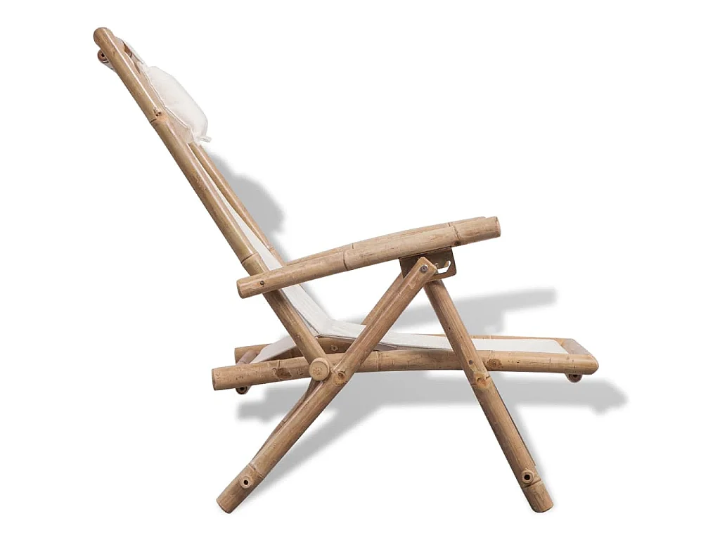 Espreguiçadeira de exterior bambu