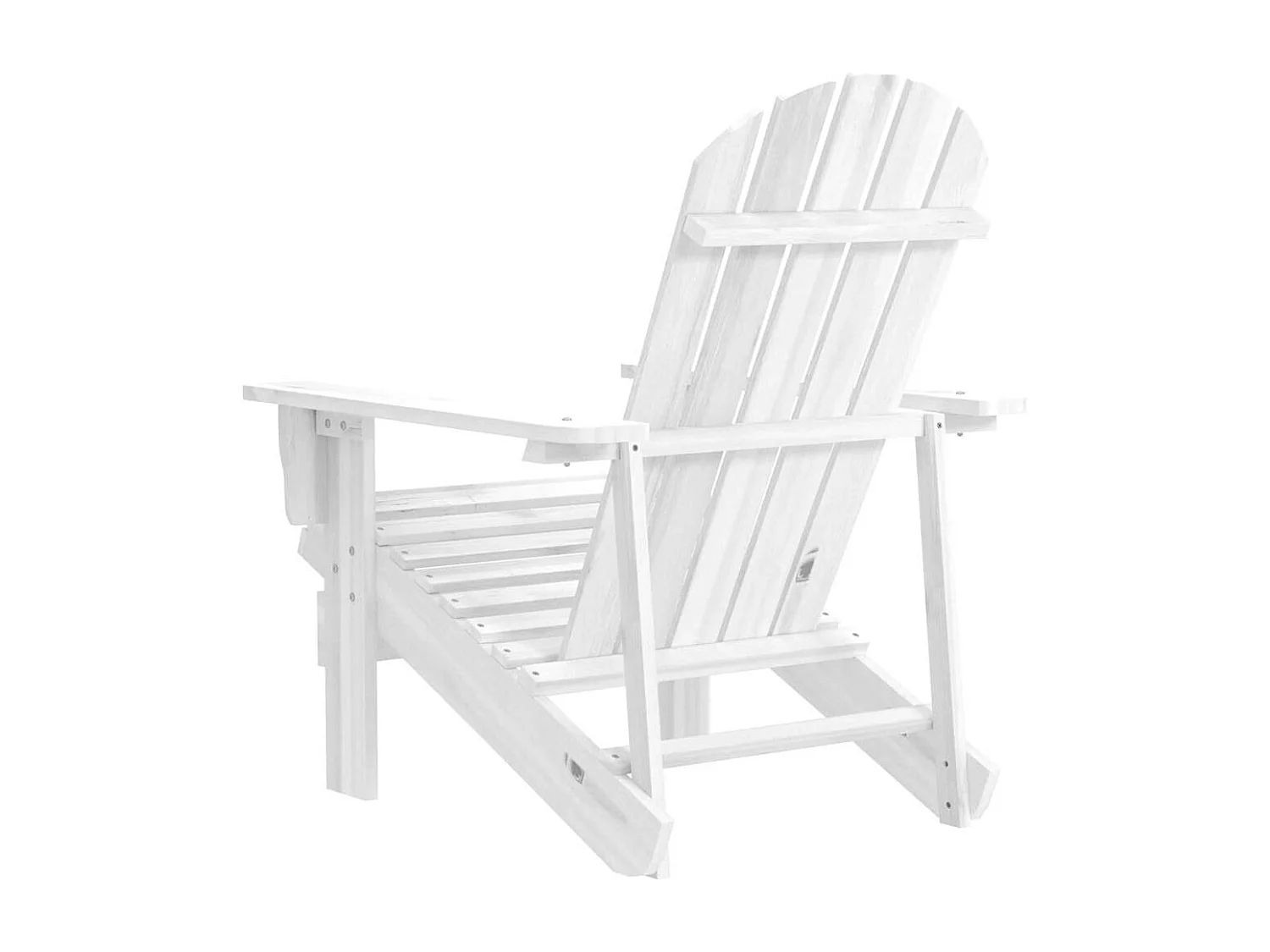 Chaise de jardin bois blanc