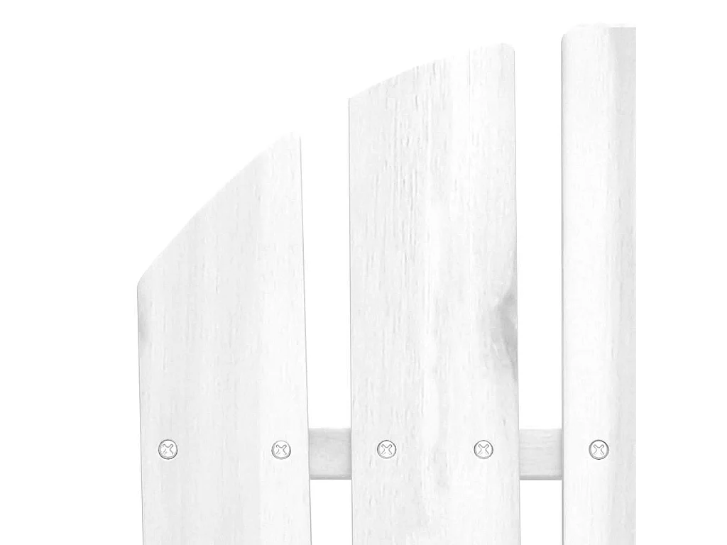 Chaise de jardin bois blanc