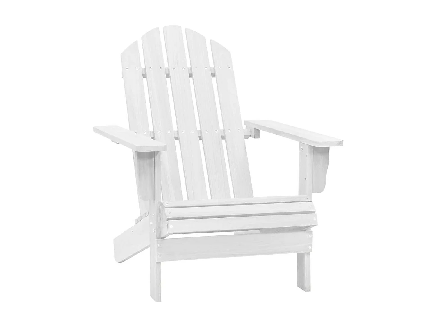 Chaise de jardin bois blanc