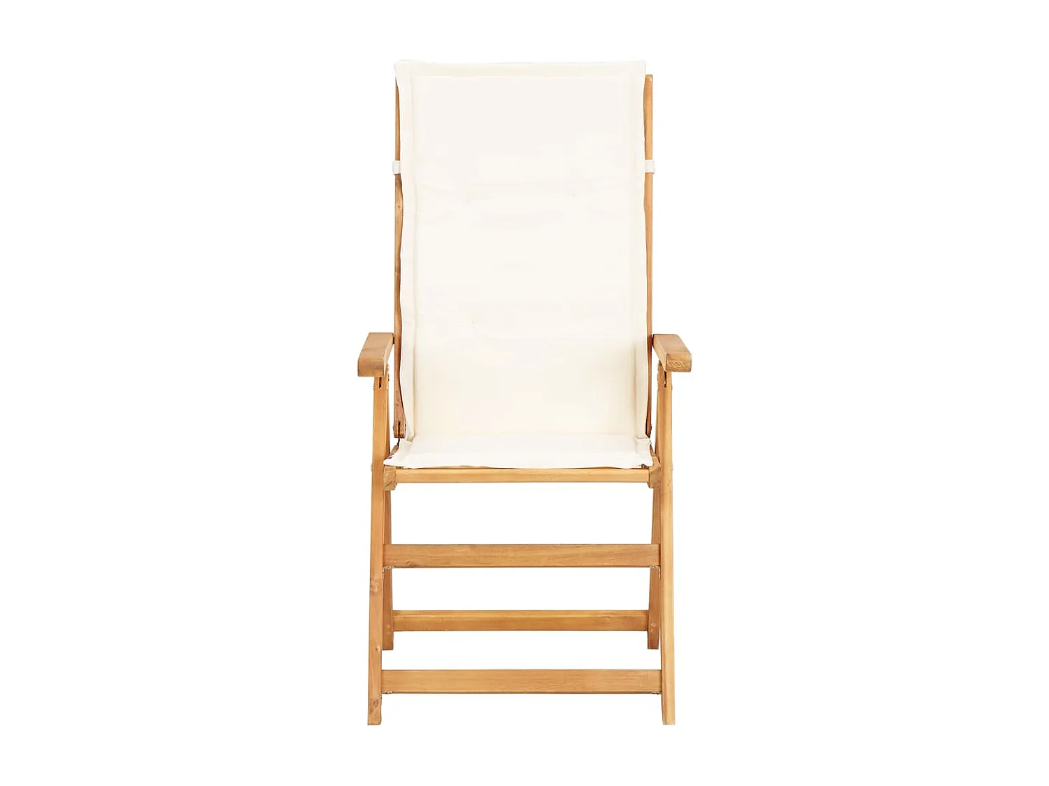 Chaises inclinables de jardin lot de 2 Bois solide d'acacia