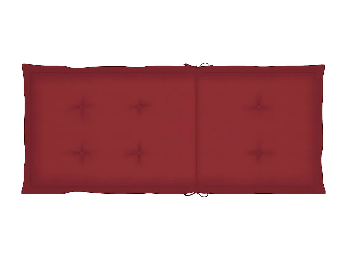 Cadeiras jardim reclináveis c/ almofadões 2 pcs acácia maciça