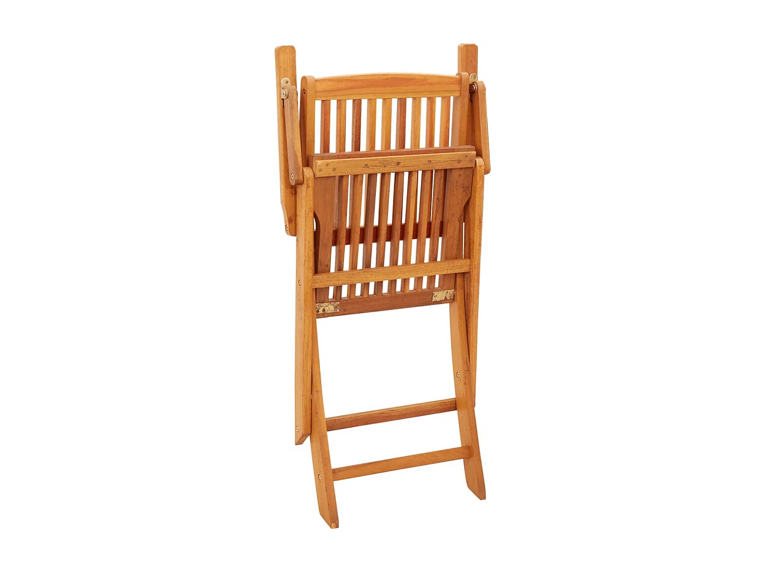 Chaises de jardin pliables lot de 4 Bois d'eucalyptus massif