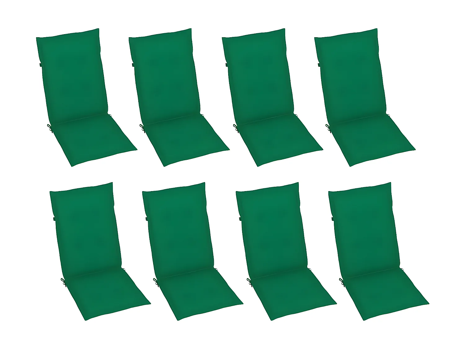 Sillas reclinables jardín y cojines 8 uds madera maciza acacia