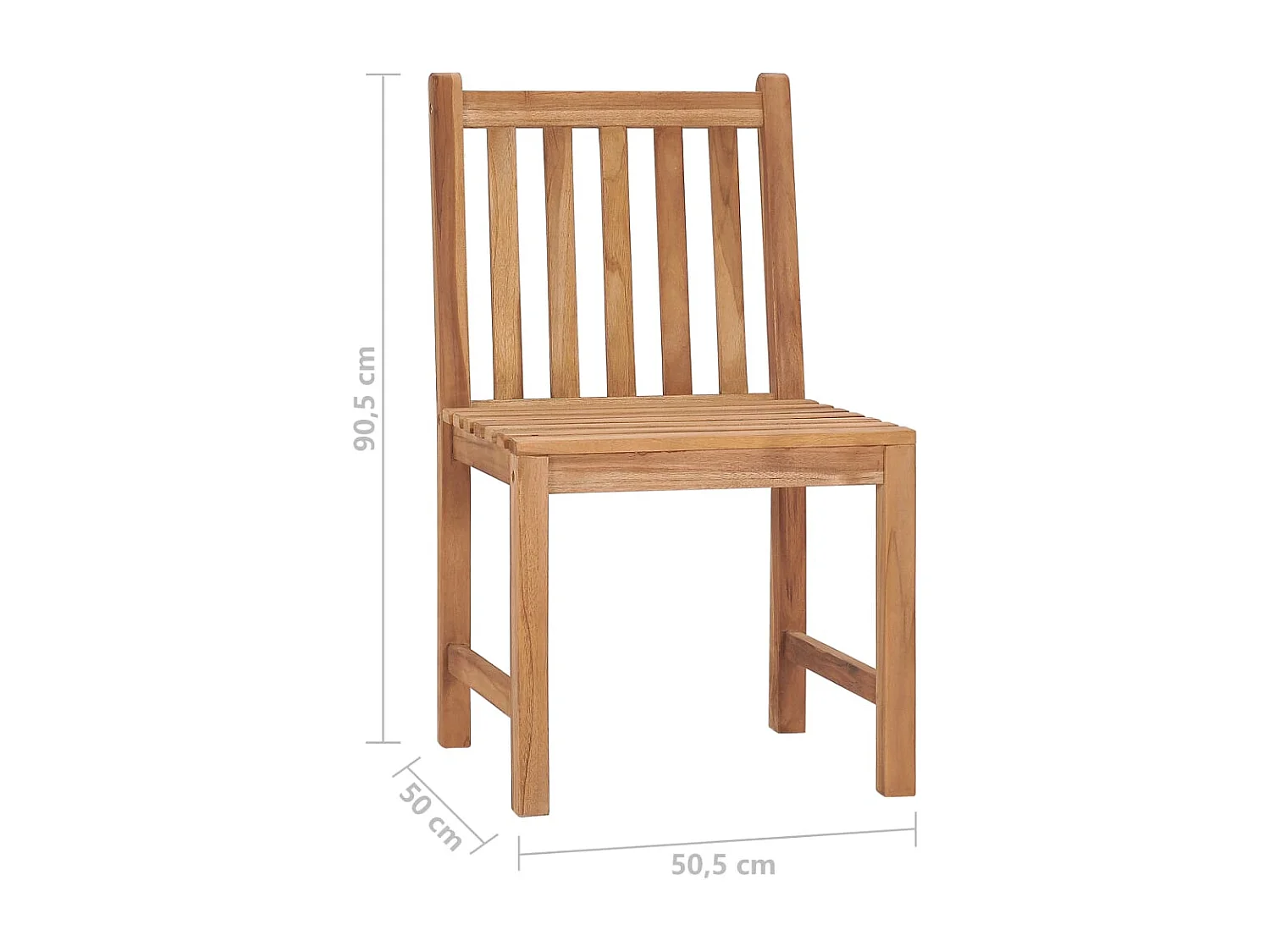 Tuinstoelen 2 st met kussens massief teakhout