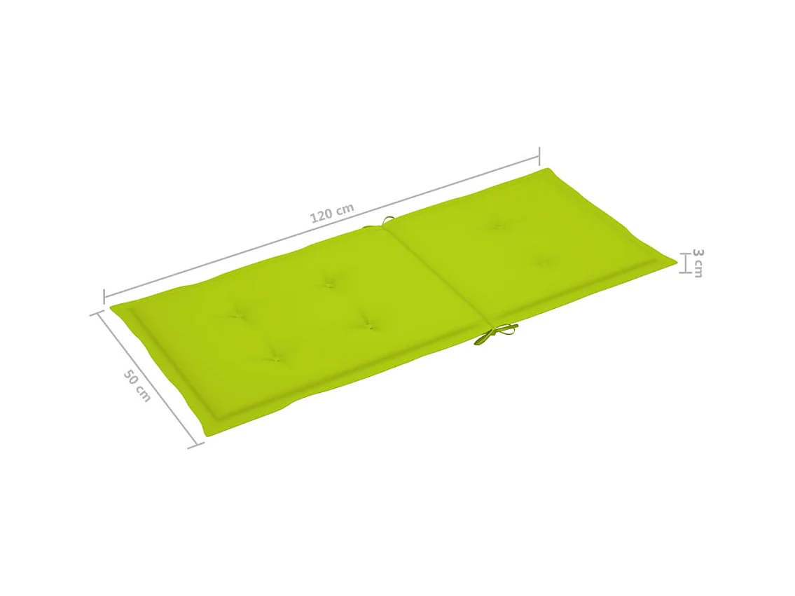 Verstellbare Gartenstühle mit Auflagen 8 Stk. Massivholz Teak