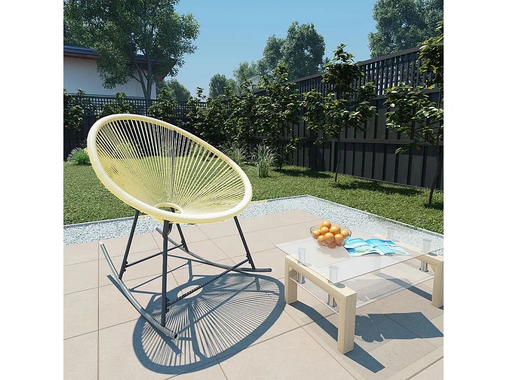 Acapulco-Gartenstuhl Poly Rattan Beige
