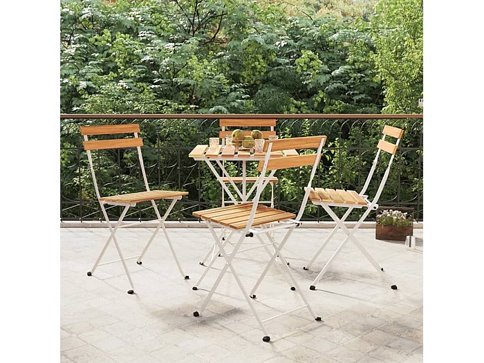 Bistrostoelen - vidaXL - Tuin - Tegels - Witte - Stoelen kopen? | Korting tot 66