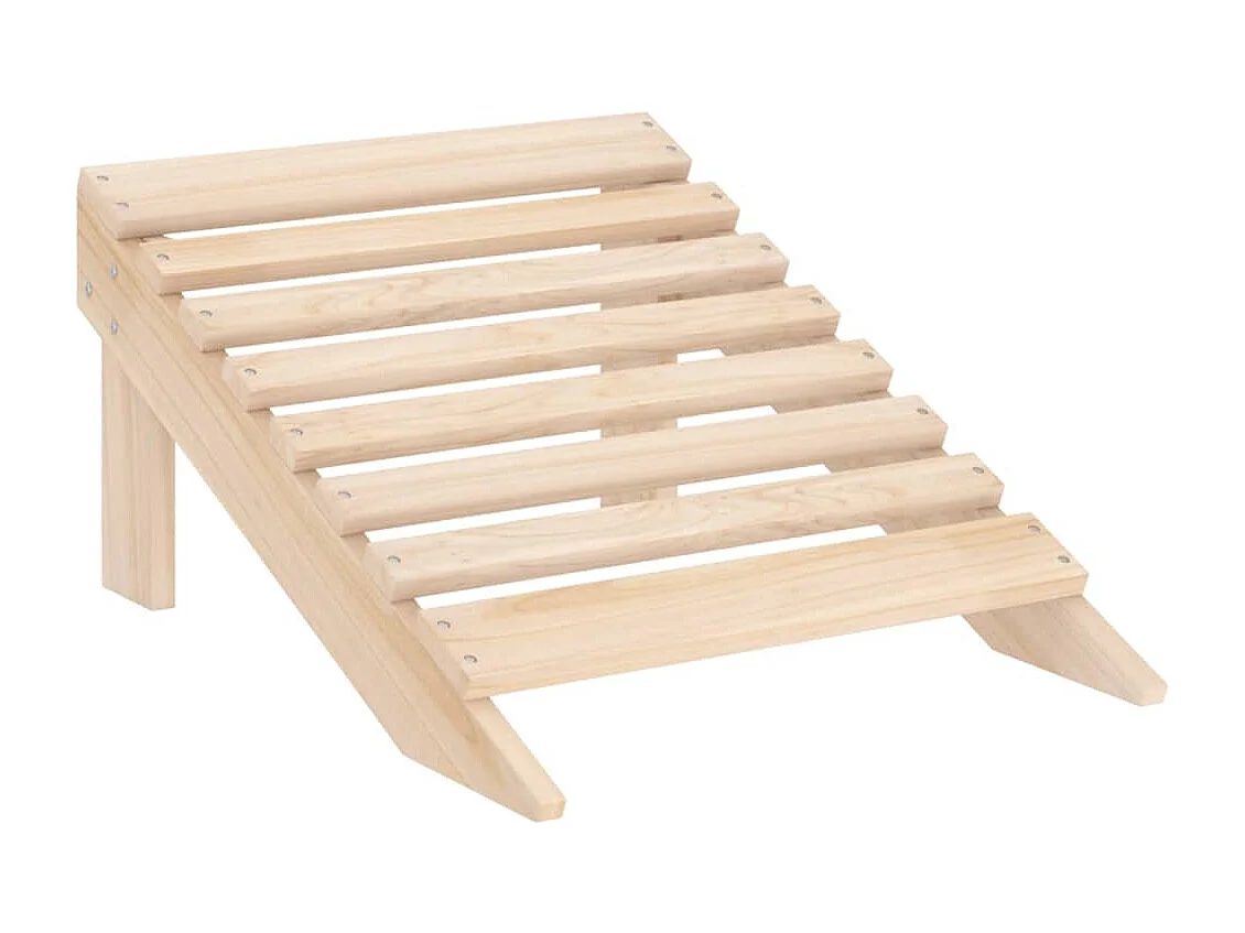 Tuinstoel 2-zits Adirondack met voetenbank vurenhout