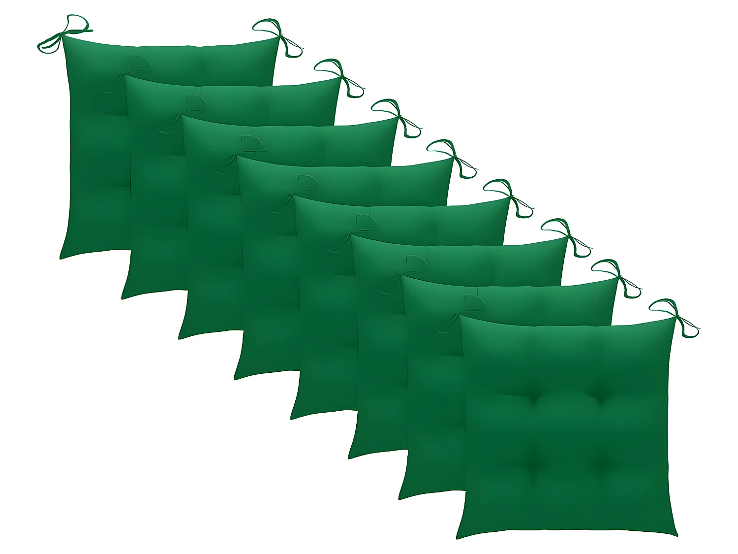 Sillas de jardín con cojines 8 uds madera maciza de acacia