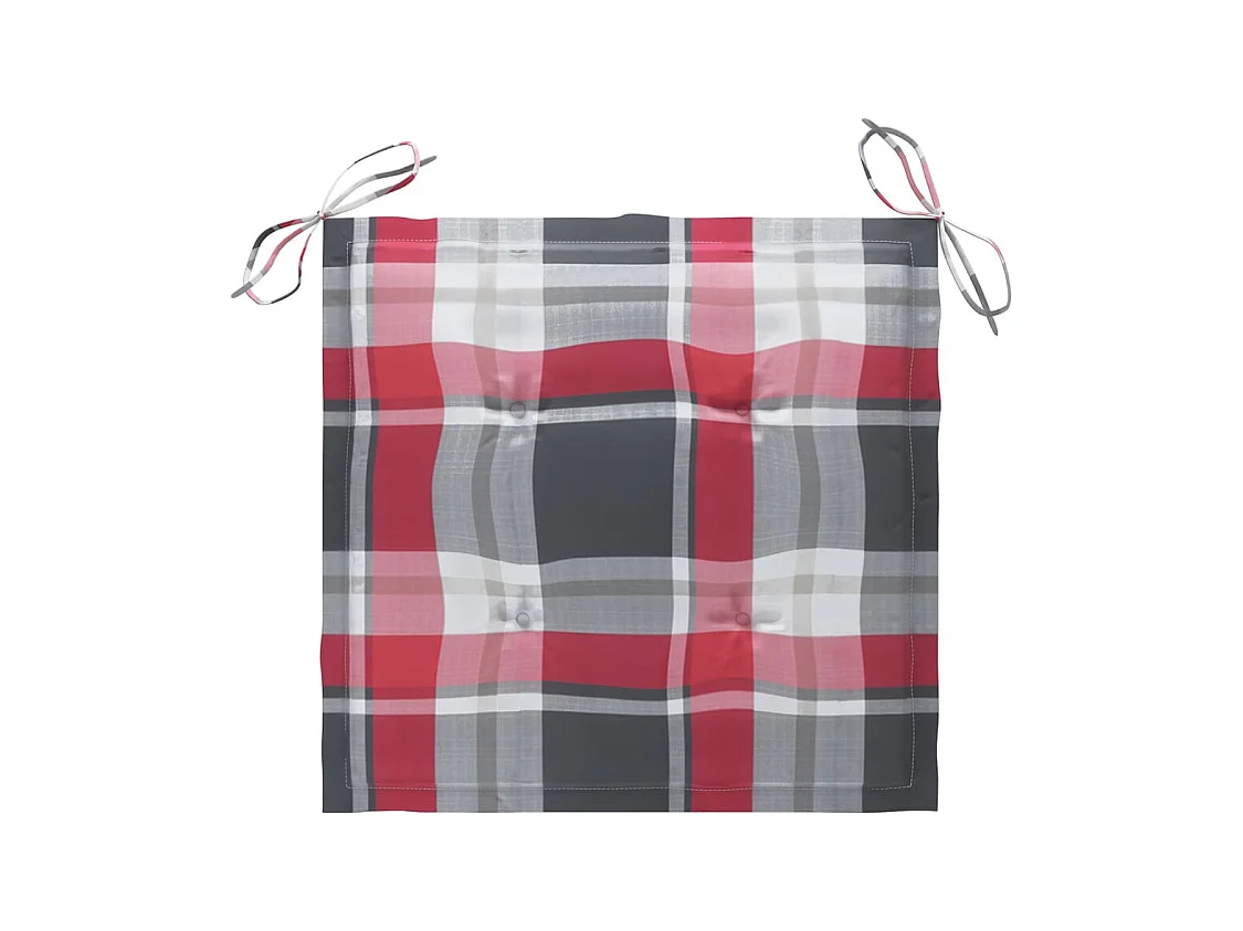 Tuinstoelen 8 st met kussens massief teakhout