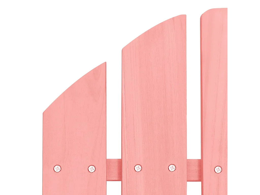 Sedia a Dondolo Giardino Adirondack in Legno di Abete Rosa