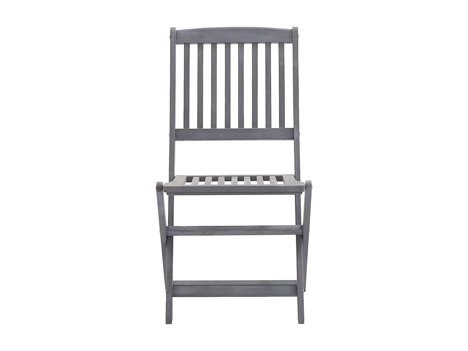 Chaises pliables d'extérieur lot de 6 et coussins Bois d'acacia