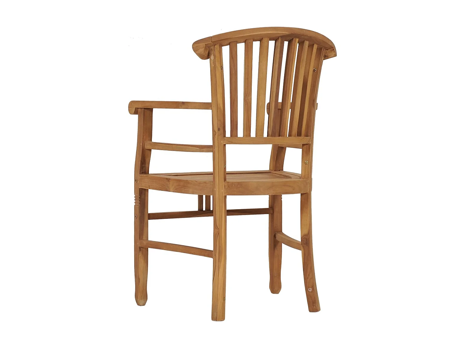 Chaises de jardin lot de 2 Bois de teck solide