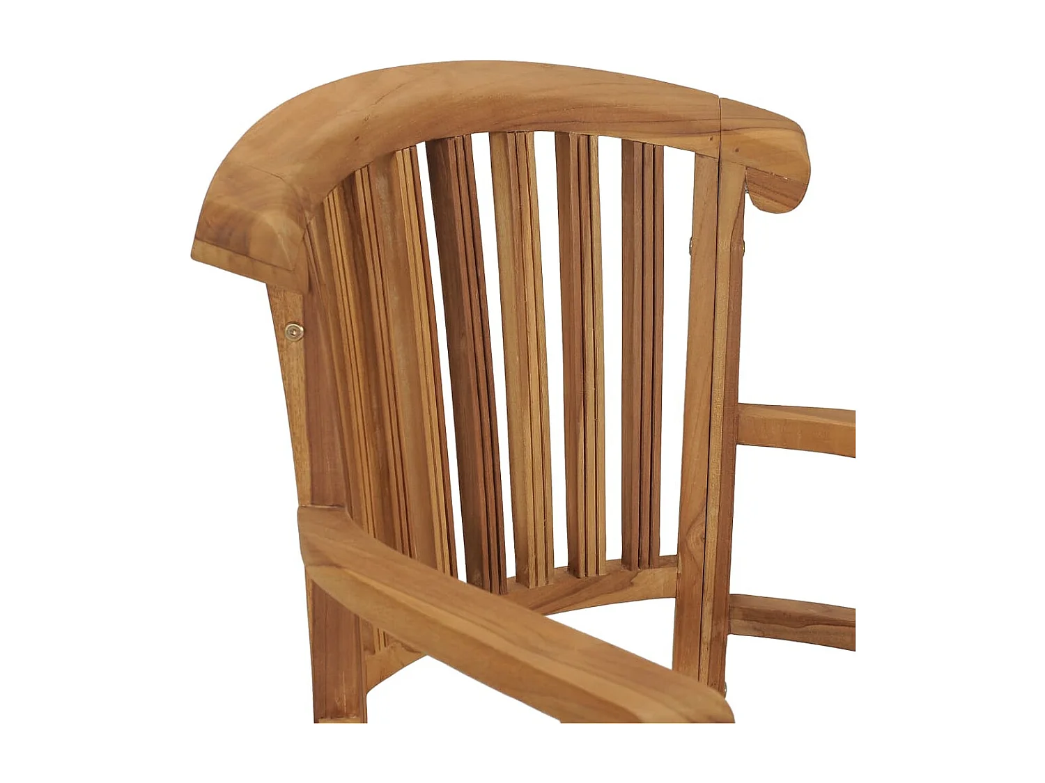 Chaises de jardin lot de 2 Bois de teck solide