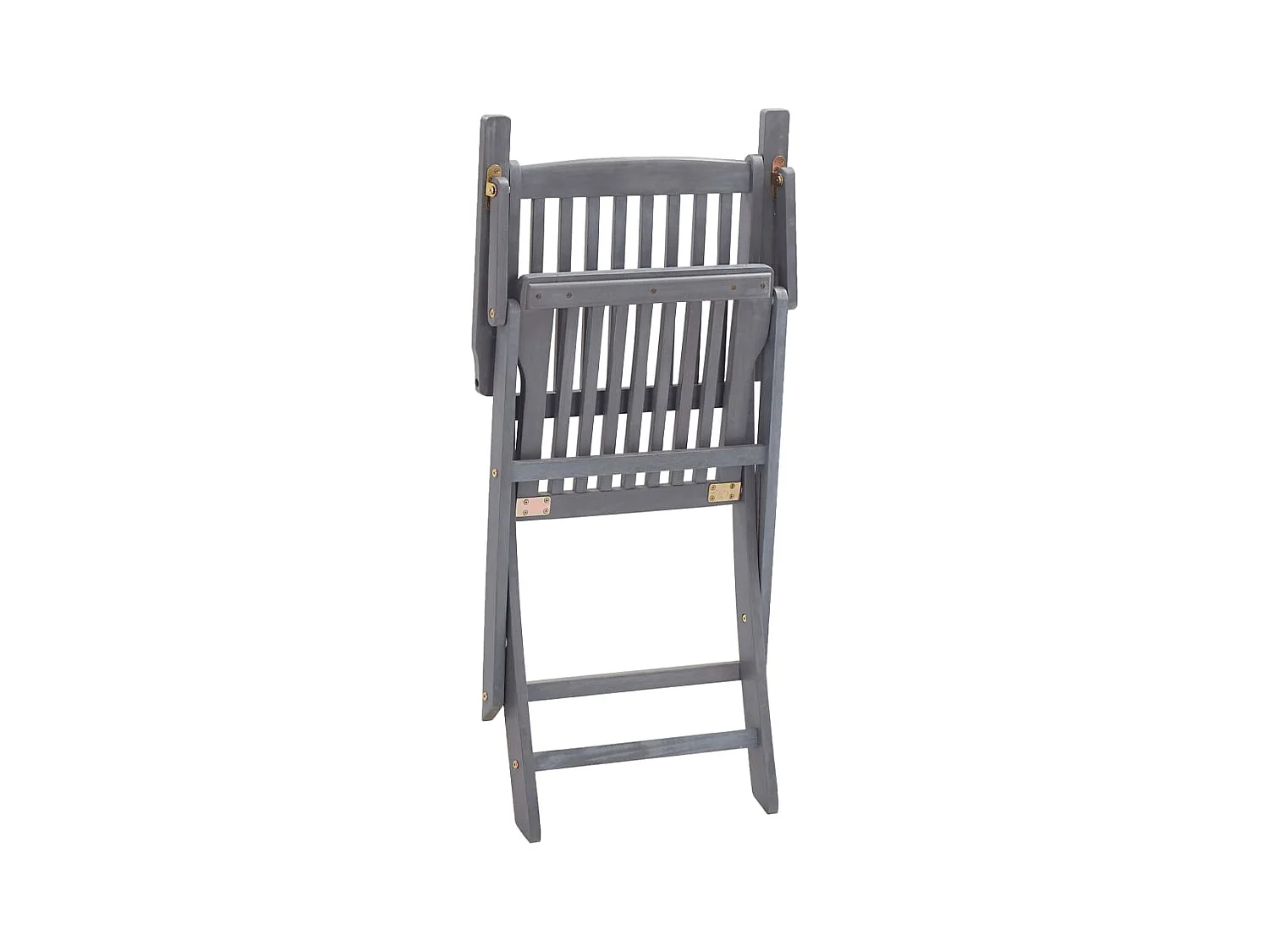 Sedie da Giardino Pieghevoli 4pz con Cuscini in Massello Acacia