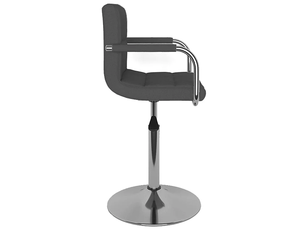 Barkruk stof donkergrijs