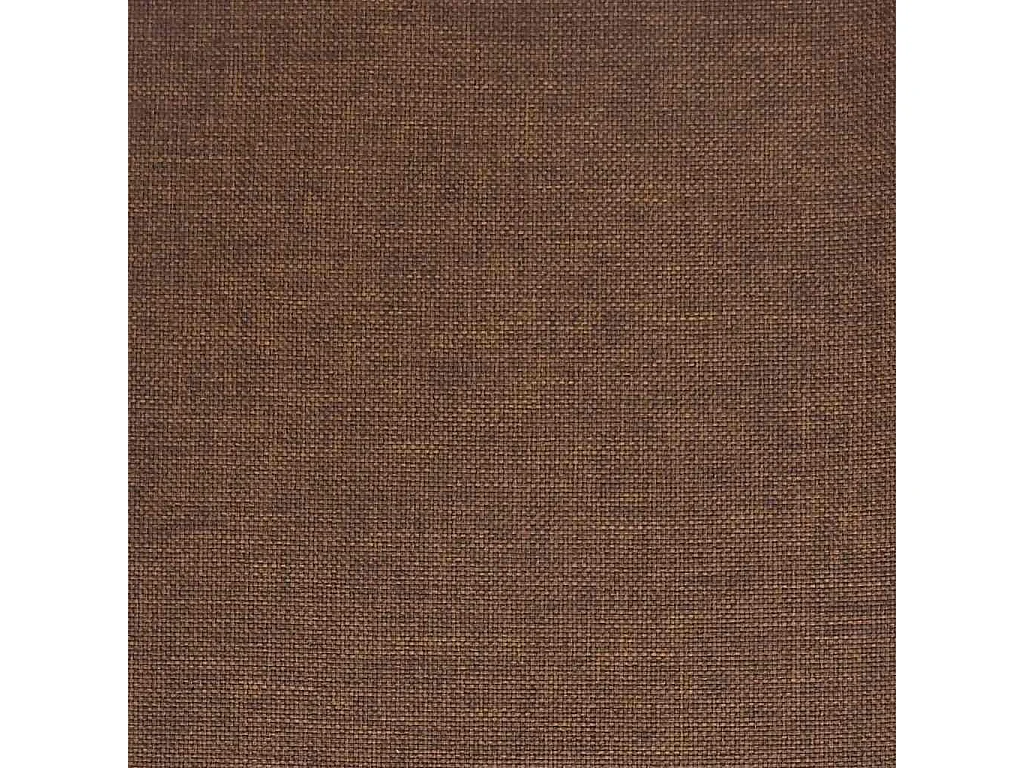 Tabourets de bar lot de 2 marron tissu