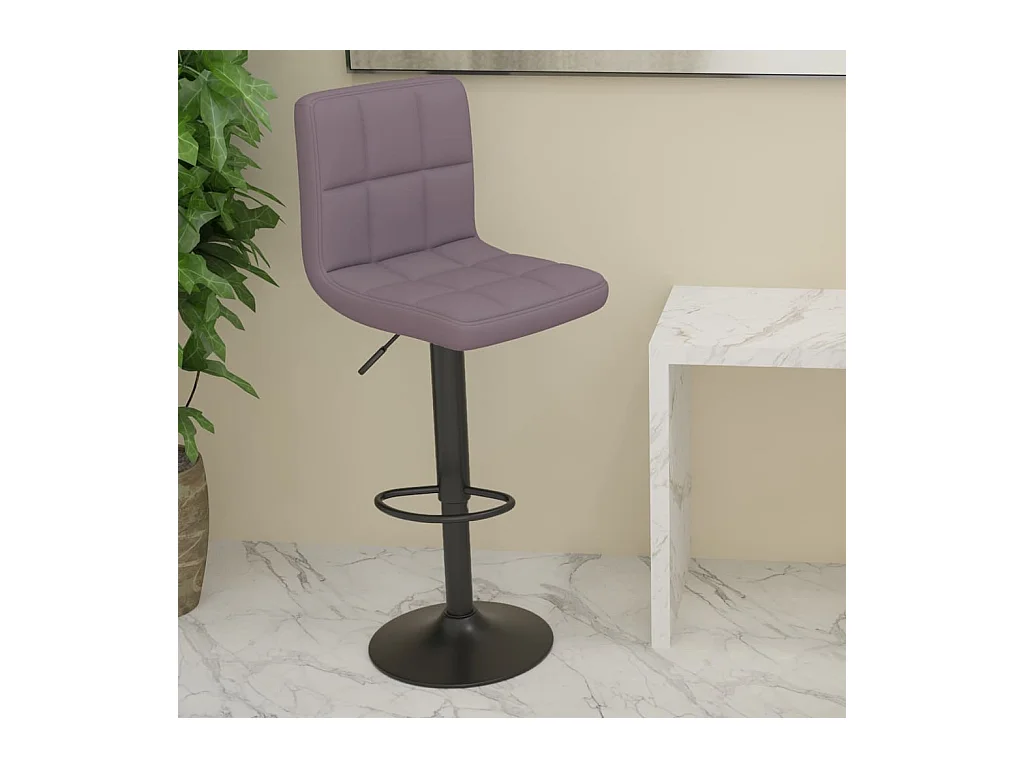 Tabouret de bar Taupe Tissu